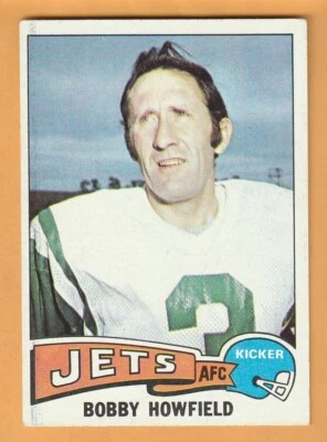 Bobby Howfield New York Jets 1975 Topps #232 13H - Image 1 of 2