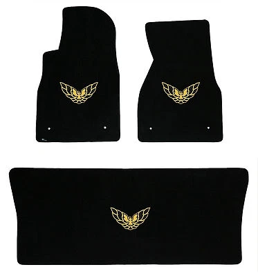 JUEGO DE ALFOMBRILLAS LLOYD MATS Classic Loop™ 3 piezas logotipo dorado 1993-2002 Pontiac Firebird  Foto 1 de 4
