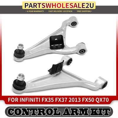 Juego de 2 Brazos de control superiores traseros y rótula para Infiniti FX35 FX37 FX50 QX70 Foto 1 de 4