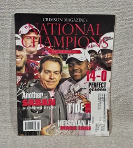 Alabama Crimson Tide 2009 National Championship Special Ed Magazine Nick Saban - Imagen 1 de 13