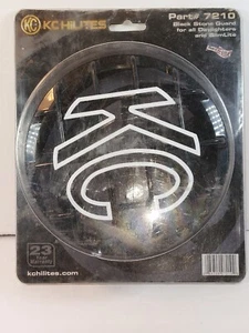 6" Round Black Light Grille w White KC Logo for Daylighter Slimlite single 7210 - Bild 1 von 6
