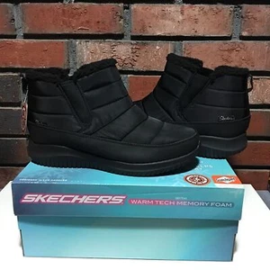 Nuevas Botas Talla 9 Skechers Shawty Ultra Flex Negras - Imagen 1 de 10