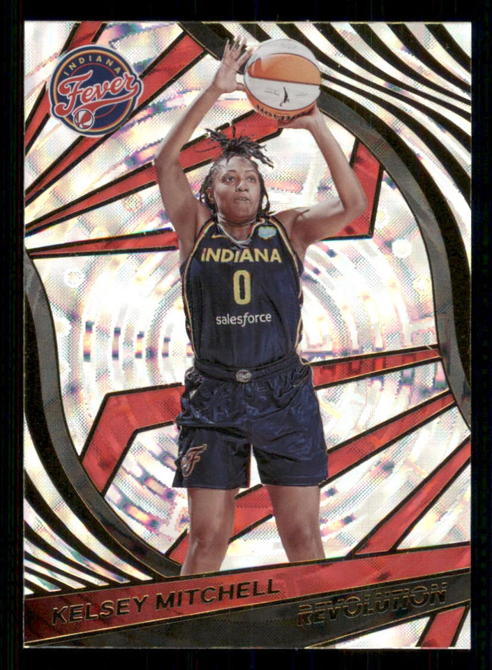 2022 Panini Revolution WNBA Fractal #61 Kelsey Mitchell - Image 1 of 2