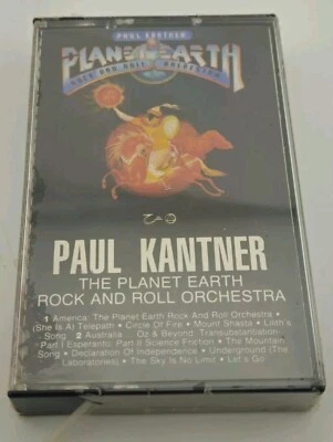 Paul Kantner Planet Earth Rock Roll Orchestra Cassette 1983 - Sealed -  - Image 1 of 4