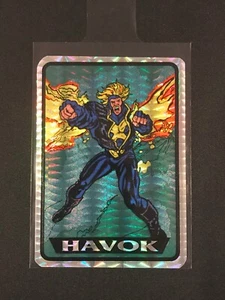 1993 Marvel Prism Vending Sticker Havok - Picture 1 of 2