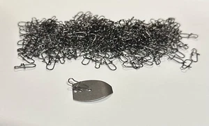 50 Pack #2 Duo Lock Snaps Black Nickel color perfect for bladed jigs - Picture 1 of 1