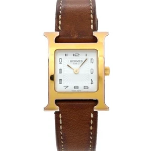 HERMES H Watch HH1 201 Quartz White Dial Ladies Watch 90285474 - Picture 1 of 8