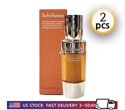 Sulwhasoo Concentrated Ginseng Rejuvenating Serum 8ml × 2pcs. Premium K-Beauty - image 1 of 4