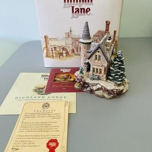 Lilliput Lane Highland Lodge Christmas Lodge Collection Boxed & Deeds - Picture 1 of 14