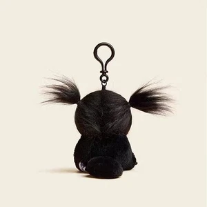 Cute Plush White Face Monkey Fried Hair Decorative Keychain With Hairpins Comb* - Picture 1 of 12