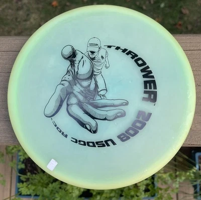 New Innova 2008 USDGC Rancho Champion Roc Midrange Golf Disc 180g Thrower stamp - Image 1 of 4