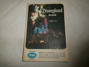 1970 "DISNEYLAND GUIDE" ALL THE PARK'S SECTIONS, TICKET PRICES, MAPS-EXCELLENT - Picture 1 of 18