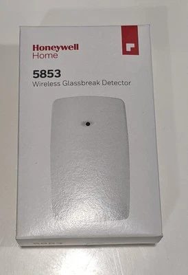 Nuevo sensor de rotura de vidrio inalámbrico Honeywell 5853 Ademco Resideo Foto 1 de 2