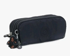 NEW Kipling Gitroy True Blue Tonal Pencil Case Rrp£39 - Picture 1 of 4