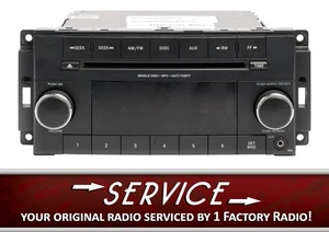 Remanufacture SERVICE for 2012-14 Jeep Wrangler Radio AM FM CD P05091196AA RES - Picture 1 of 6