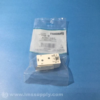 Caja de montaje en superficie Panduit CBX1WH-A Mini-Com, 1 puerto FNFP Foto 1 de 4