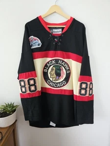 Camiseta Reebok Chicago BlackHawks Clásica de Invierno 2009 Patrick Kane Talla 50 - Imagen 1 de 7