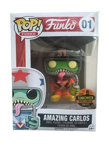 Funko POP! Spastik Plastik Amazing Carlos 01 Funkoween 2016 Exclusive 1500 pc - Picture 1 of 7