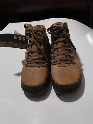 Botas de trabajo de cuero para hombre Roots Brand. NUEVO SIN ETIQUETAS. Talla 8 Foto 1 de 4