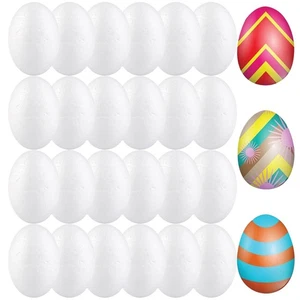 6 cm Schaumstoff Eier für Ostern Basteln 50 Stück robust und stark - Bild 1 von 12