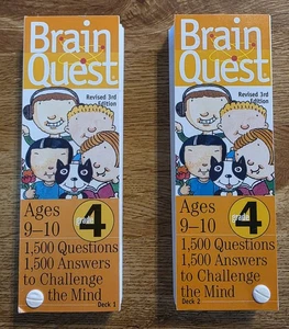 Brain Quest Grade 4 Revised 3rd Edition New Ages 9-10 Questions And Answers - Picture 1 of 7