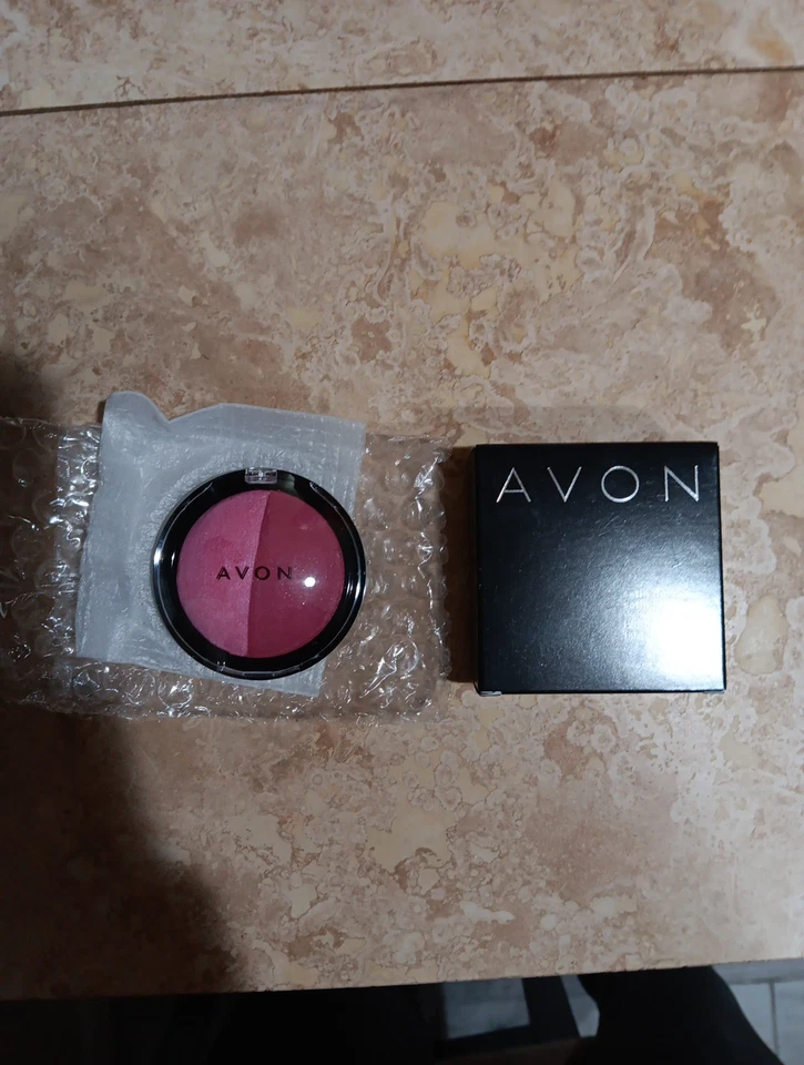 Avon Satin Deluxe Mauve Duo Blush Hard To Find No Box See Photos - Image 1 of 1
