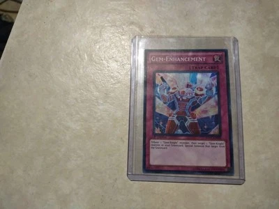 Yugioh! Gem-Enhancement HA05-EN029 1st Edition Super Rare LP - Image 1 of 2
