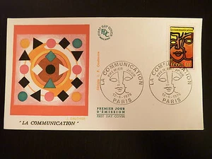 France Premier Day FDC Yvert 1884 Communication 1,20F Paris - Picture 1 of 1