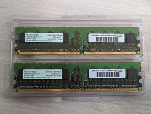 Infineon HYS64T64000HU-3.7-A 512MB DDR2-533 CL4 (PC2-4200) PC2-4200U RAM Memory - Afbeelding 1 van 2
