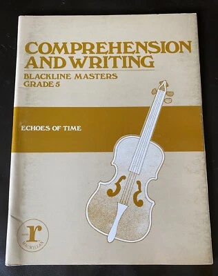 Vintage UNUSED 1983 Comprehension & Writing  Blackline Masters grade 5  r Series - Image 1 of 4