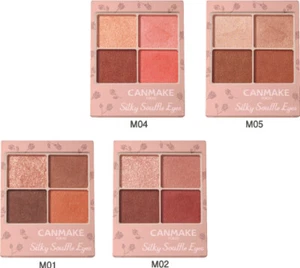 CANMAKE Tokyo Silky Souffle Eyes (Matte Type) Matte eye shadow 4 color - Picture 1 of 14