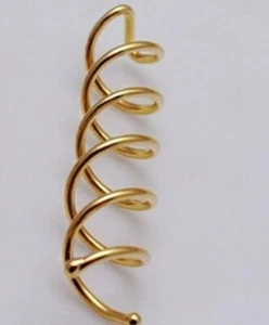 10 Women's Gold Spiral Spin Screw Pin Hair Clip Twist - Picture 1 of 4