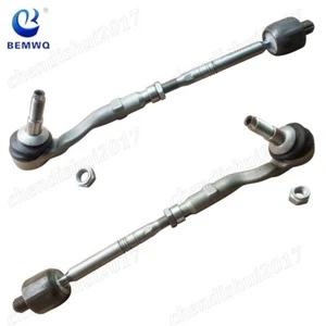2Pcs Front Inner+Outer Tie Rods Set For BMW 5 6 7 series 535i 640i 32106784719 - Picture 1 of 4