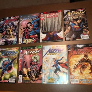 8 DC Comics : SUPERMAN ACTION COMICS - Group #1 - Picture 1 of 3