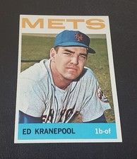 1964 Topps Baseball Card # 566 Ed Kranepool High Number New York Mets EX+
