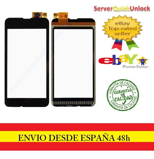 Pantalla Tactil Digitalizador Digitizer Nokia Lumia 520 / 525 Negra Con Adhesivo