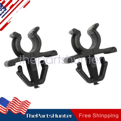 2pcs New Hood Support Prop Rod Holder Plastic Black Clip For Nissan 370Z 2020 - Image 1 of 4