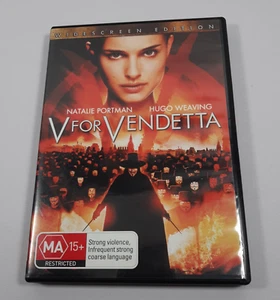 V For Vendetta PAL Movie DVD R4 VGC Natalie Portman - Picture 1 of 3