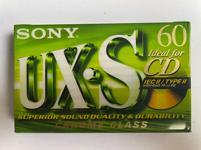 sony uxs 60 –cassette  audio tape vierge neuve sous blister - Photo 1/2