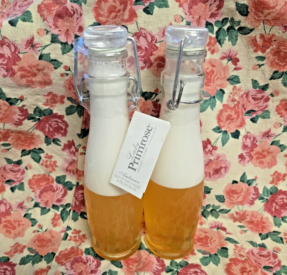 Lot of 2 LADY PRIMROSE AMBIENCE Lilly of the Valley Peony Royal Extract Bathing - Imagem 1 de 4