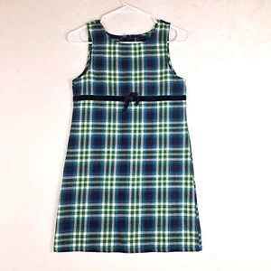 Limited Too Girl's Green And Blue Plaid Dress Size 12 - Picture 1 of 9
