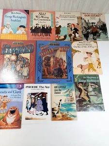 Kinder Historisches Buch Konvolut Haus Schule Klassenzimmer Jean Fritz 11 Bücher - Bild 1 von 13