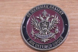 RAF OP Floridan 49 Inkerman Battery Challenge Coin