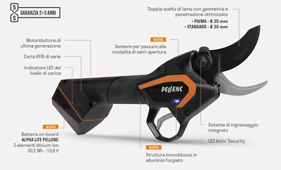 PELLENC C3X - Forbice da Potatura elettrica - Immagine 1 di 2