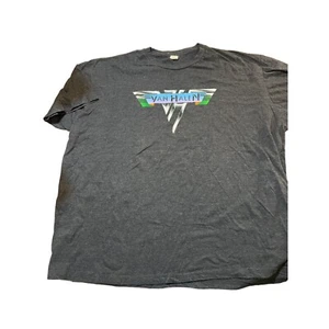Vintage Van Halen Shirt Heather Dark Gray 707 brand 52% cotton 48% polyester 2XL - Picture 1 of 3