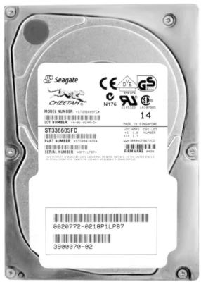 Hard Drive Sun 3900070-02 ST336605FC 36GB 10000U/Min 4MB Cache FC 3.5 " Inch - Image 1 of 3