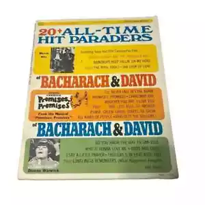 20+ Partituras All Time Hit Paraders of Bacharach & David Piano Vocal 1969 - Imagen 1 de 7