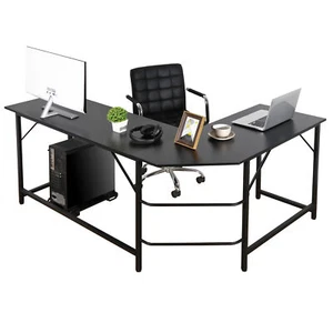 Desk Corner Computer Modern L-Shaped Desk PC Laptop Study Table Workstation 66" - Picture 1 of 21