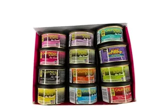 Ambientador de aire 12 fragancias surtidas con aromas para automóvil California Scents - Imagen 1 de 2