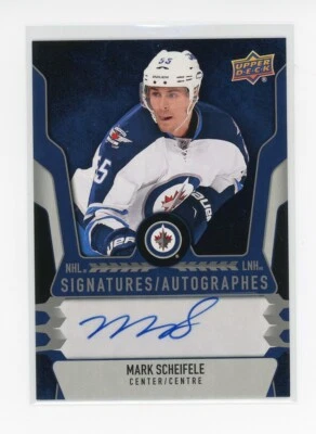 Mark Scheifele 2016-17 Tim Hortons Collector's Series NHL Signatures #S-MS Auto - Image 1 of 2
